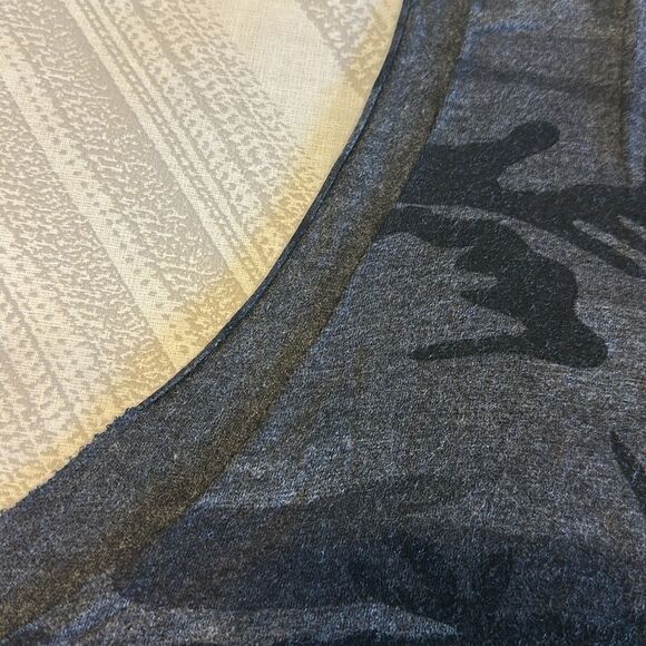 Strut This Women’s Black & Grey Camouflage Tank Top - One Size - Picture 3 of 6